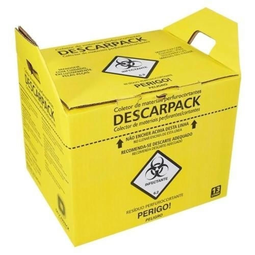 Descarpack - Caixa Coletora Perfurocortantes Papelão