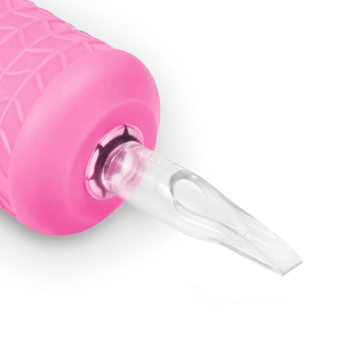 Bico Descartável Flat Aberto Magnum 09 - 30mm - Crystal Pink