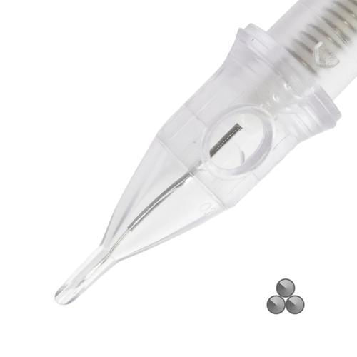 Agulhas Shock Cartridge - 3 pontas (Circular) - Ø 0.35