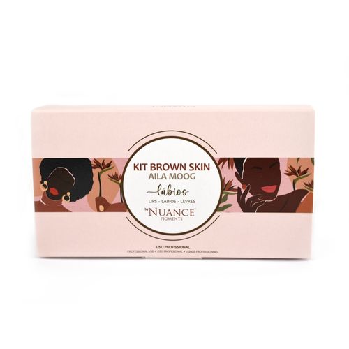 Kit Brown Skin (Aila Moog) Lábios By Nuance