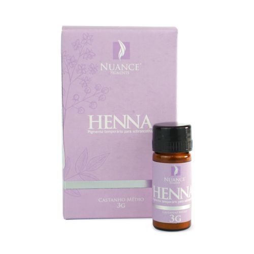 Henna para Sobrancelhas Nuance - Castanho Médio 3g