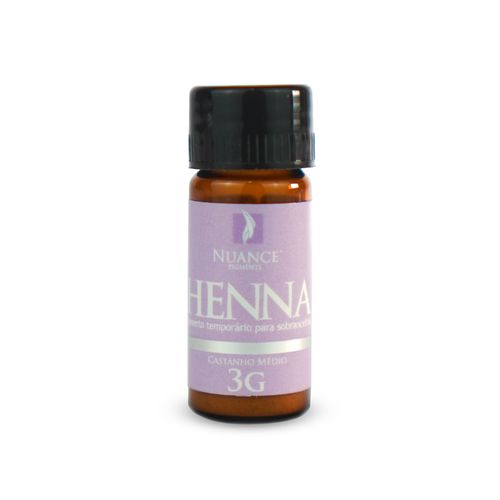 Henna para Sobrancelhas Nuance - Castanho Médio 3g