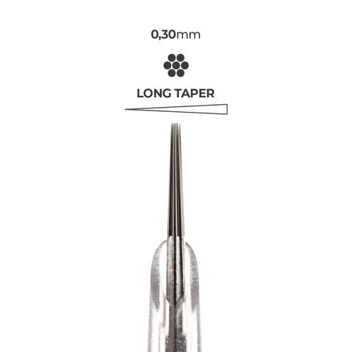 07RL - Universal Cartridge Super Sharp Round Liner 07 - Ø 0.35